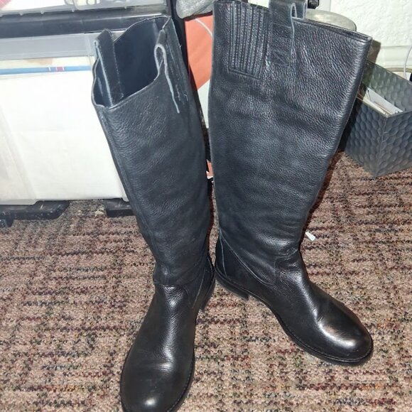 Matisse Colt Black Leather Pull On Boots NIB Sz 8M - Picture 2 of 11